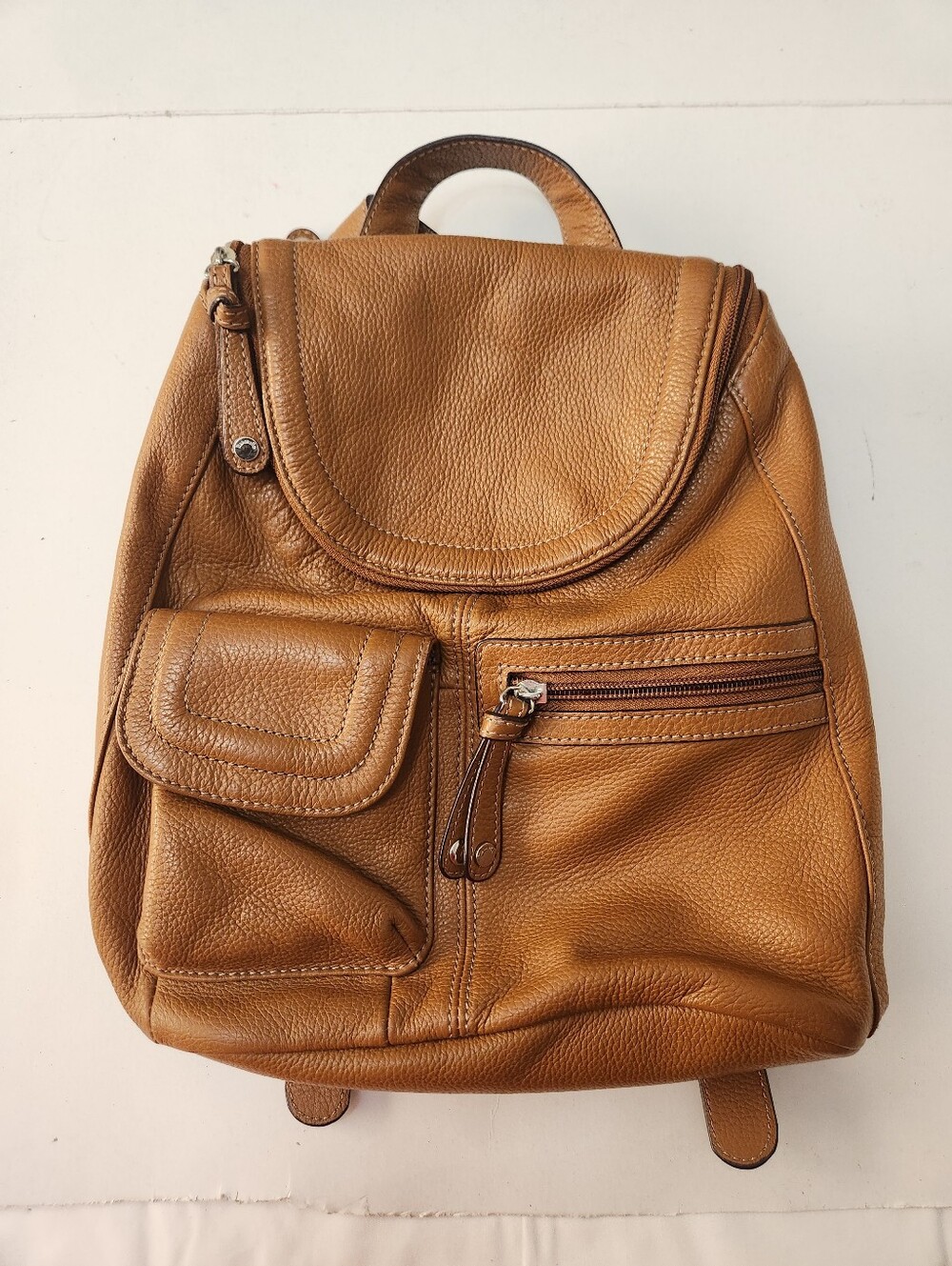 TIGNANELLO GENUINE LEATHER BACKPACK COLOR TAN